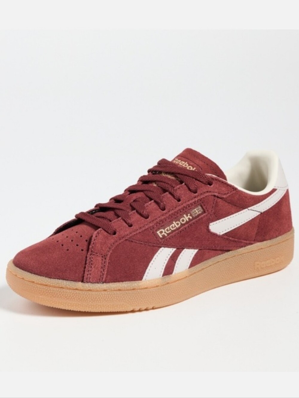 Reebok Club C Grounds UK tennis shoes - maroon